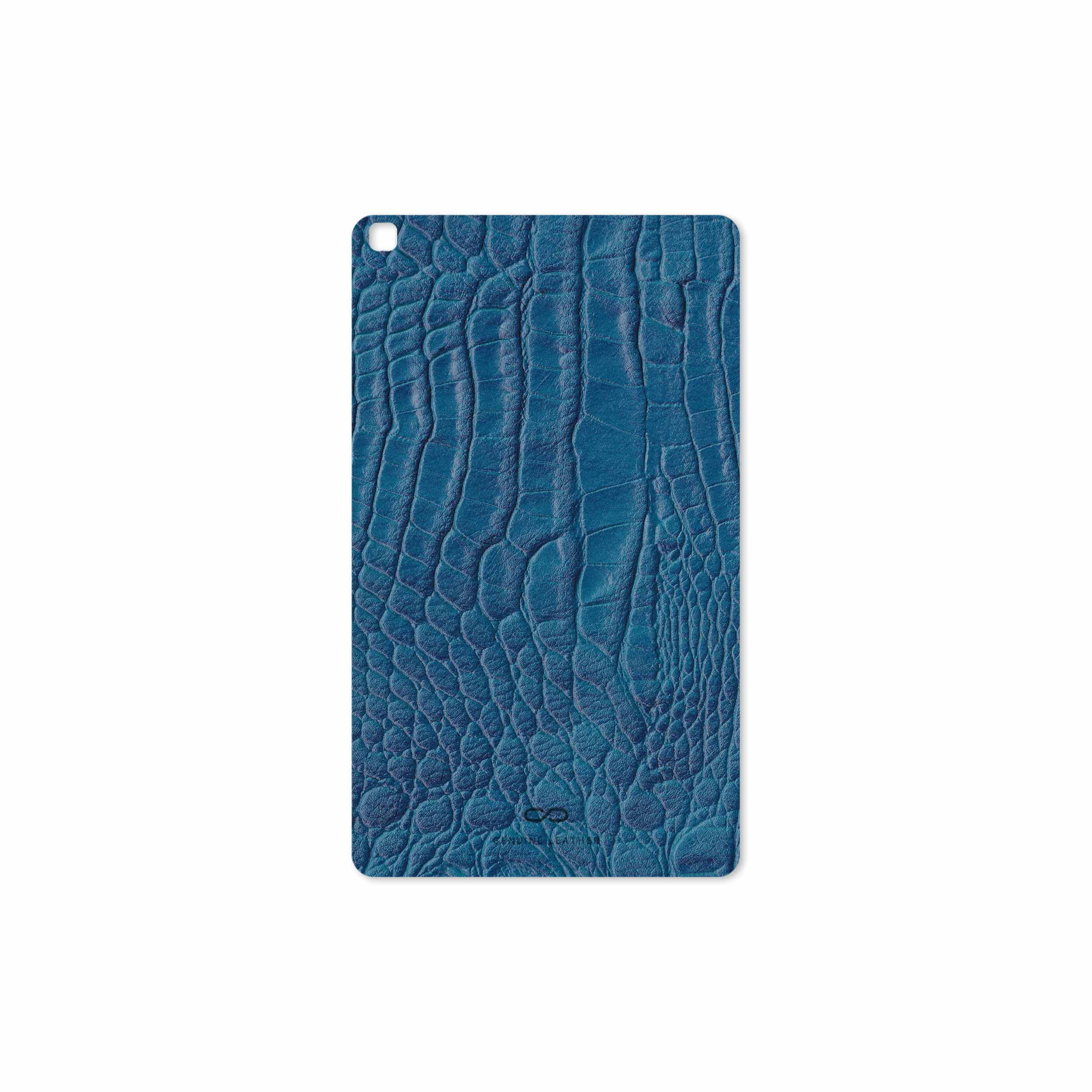 برچسب پوششی ماهوت مدل Blue-Crocodile-Leather مناسب برای تبلت سامسونگ Galaxy Tab A 8.0 2019 T295
