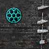 چراغ دیواری نئون دیزاین مدل Soccer-Ball-BL_TBL