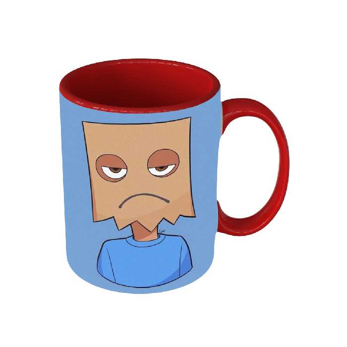 ماگ طرح گرافیکی غم sad 