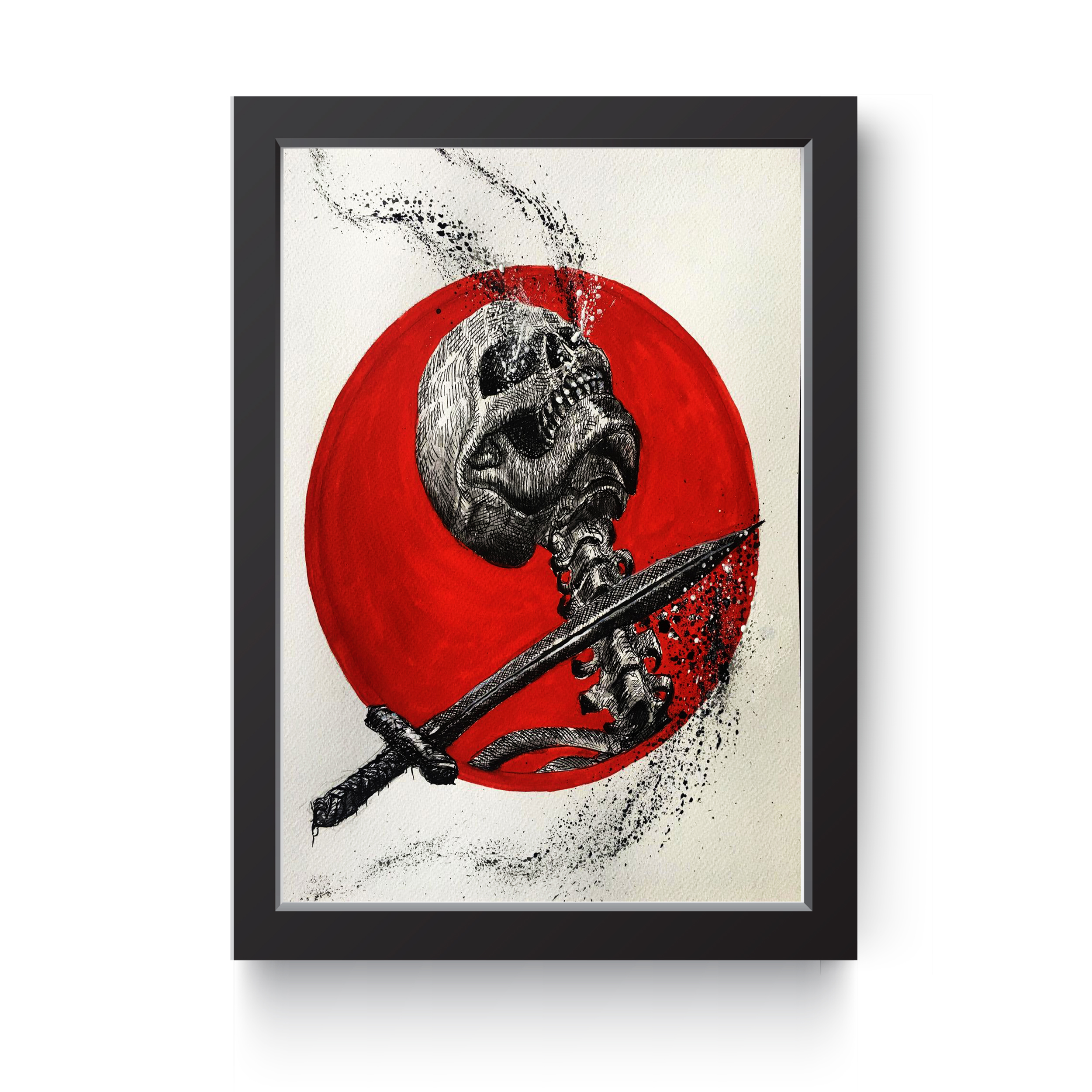 تابلو طرح اسکلت مدل s5055