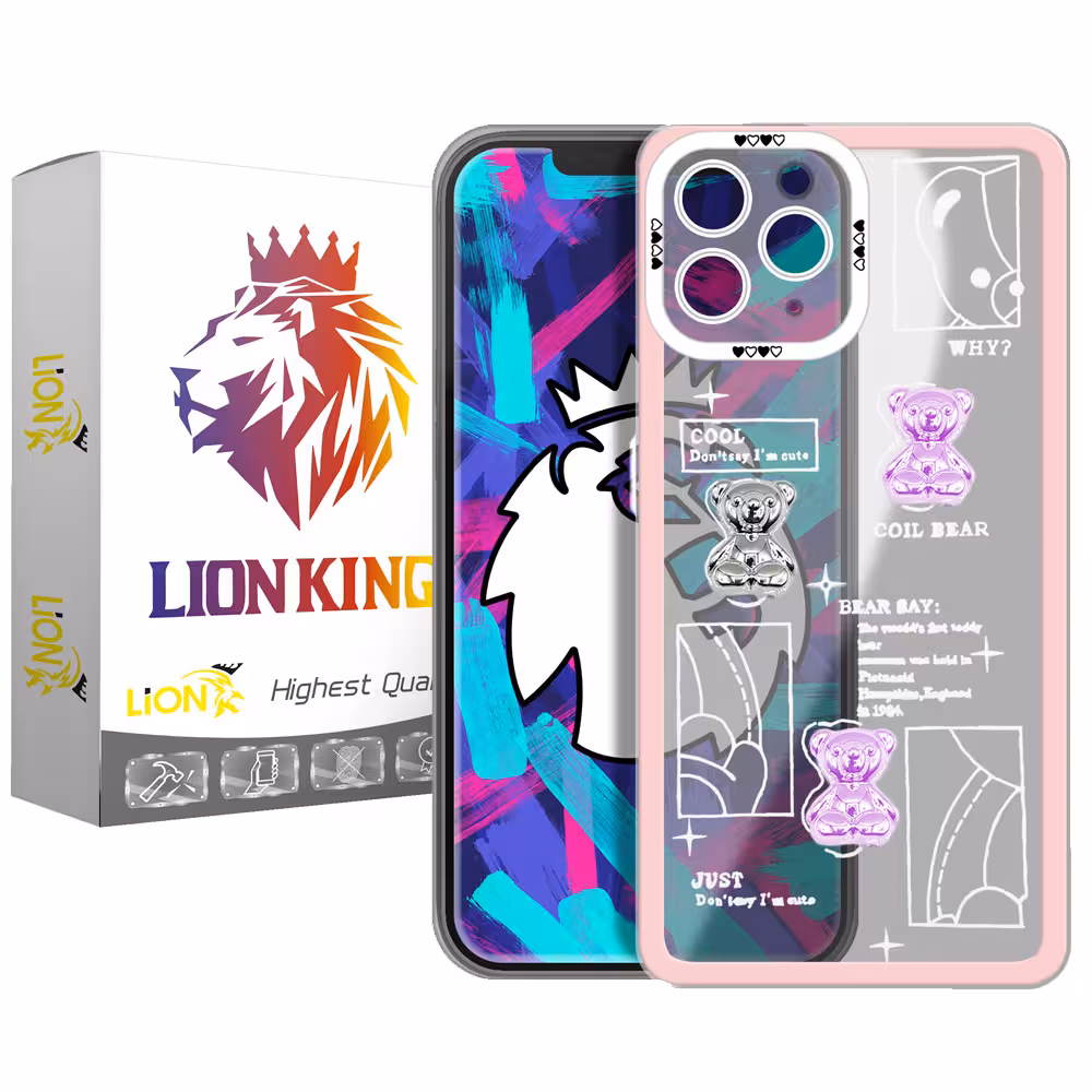 کاور لاین کینگ مدلBiدوخرس مناسب برای گوشی موبایل اپل IPhone 11 pro Max