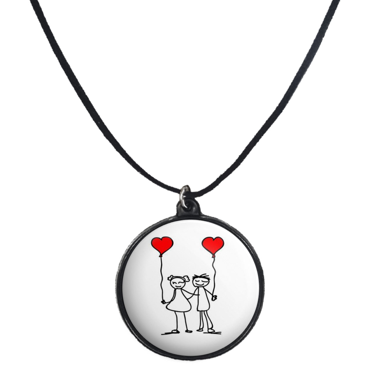 گردنبند پرمانه طرح عاشقانه کد pmb.1162 مدل دو طرفه