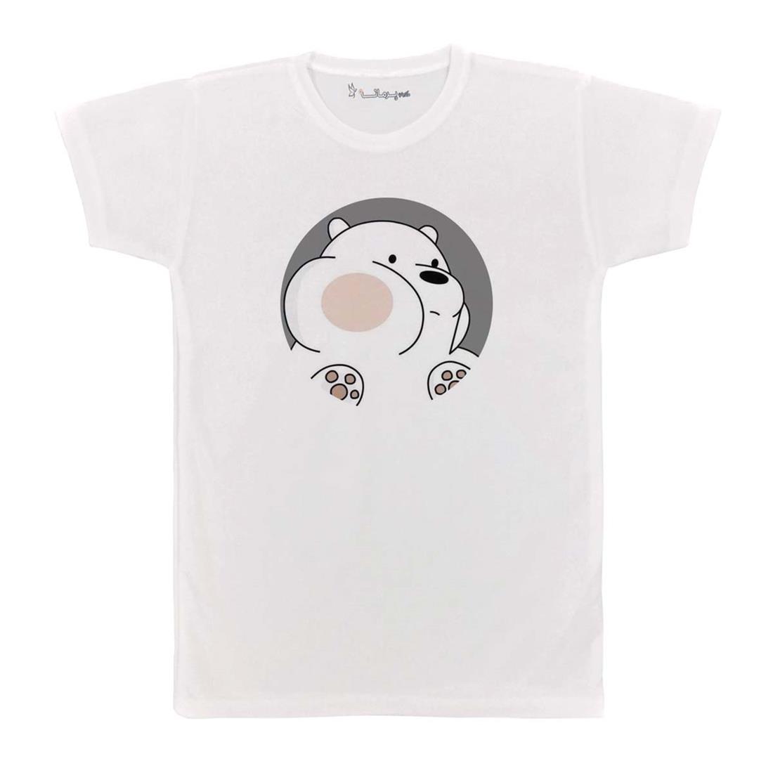 تی شرت بچگانه پرمانه طرح خرس های کله فندقی کد pmt.5575