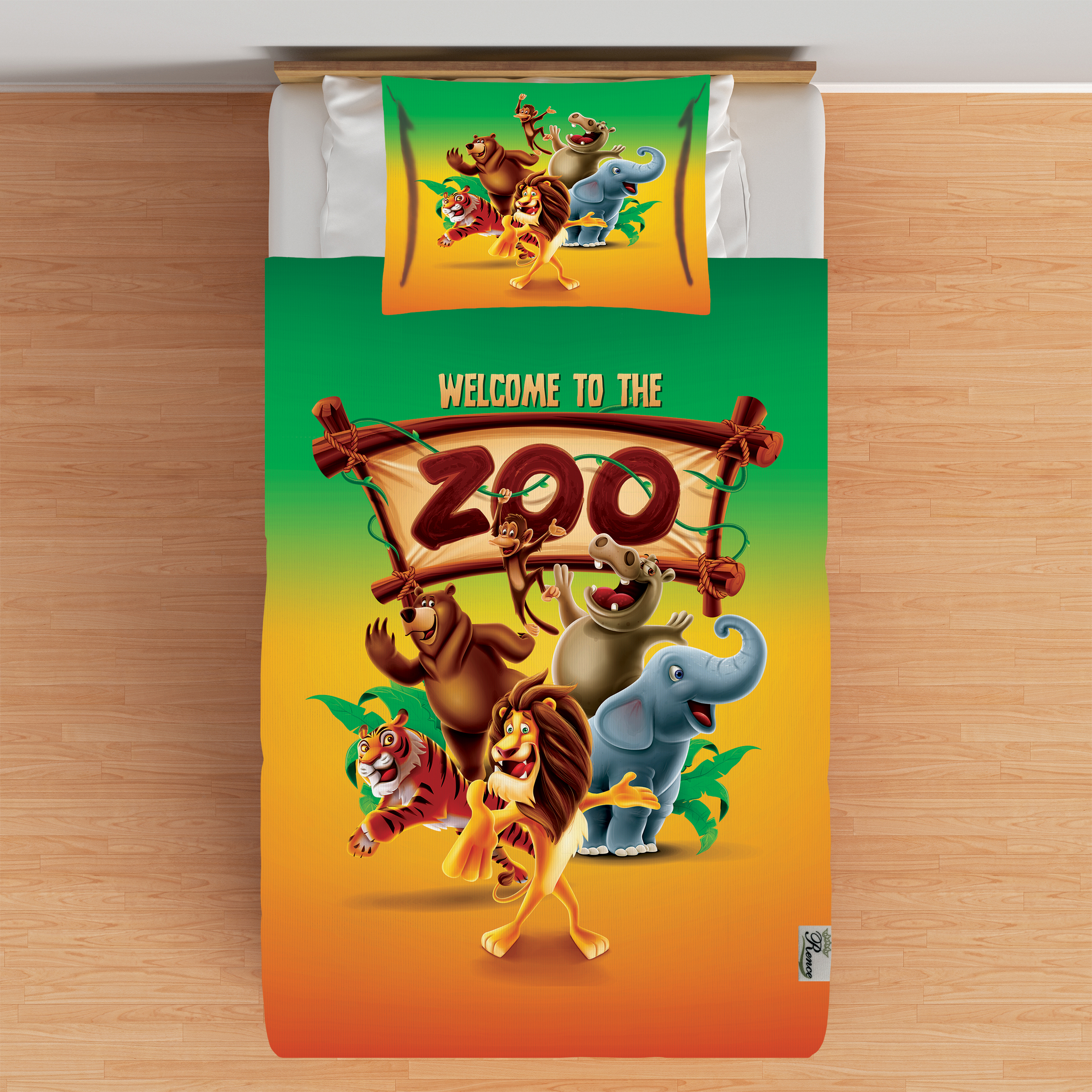 سرویس ملحفه مدل B2-10611 یک نفره 2 تکه