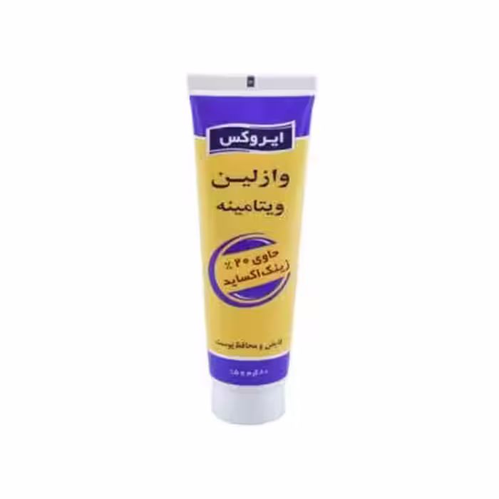 وازلین ویتامینه ایروکس مدل Zinc Oxide حجم 80 میلی لیتر