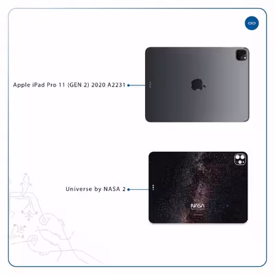 برچسب پوششی ماهوت مدل Universe-by-NASA-2 مناسب برای تبلت اپل iPad Pro 11 (GEN 2) 2020 A2231