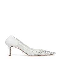 کفش پاشنه کلاسیک سفید زنانه 4FX اورجینال Nine West