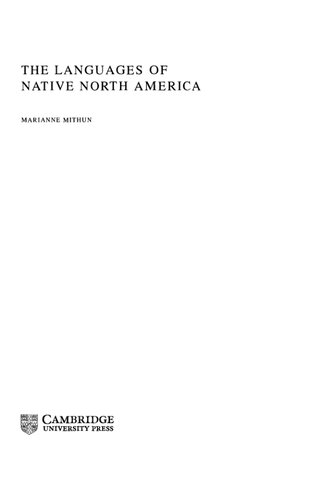 خرید و دانلود نسخه کامل کتاب The languages of native North America
