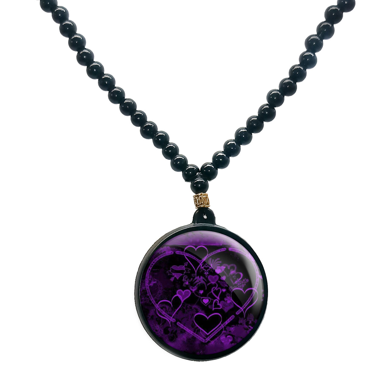 گردنبند پرمانه طرح عاشقانه کد pmd.1281 مدل دو طرفه