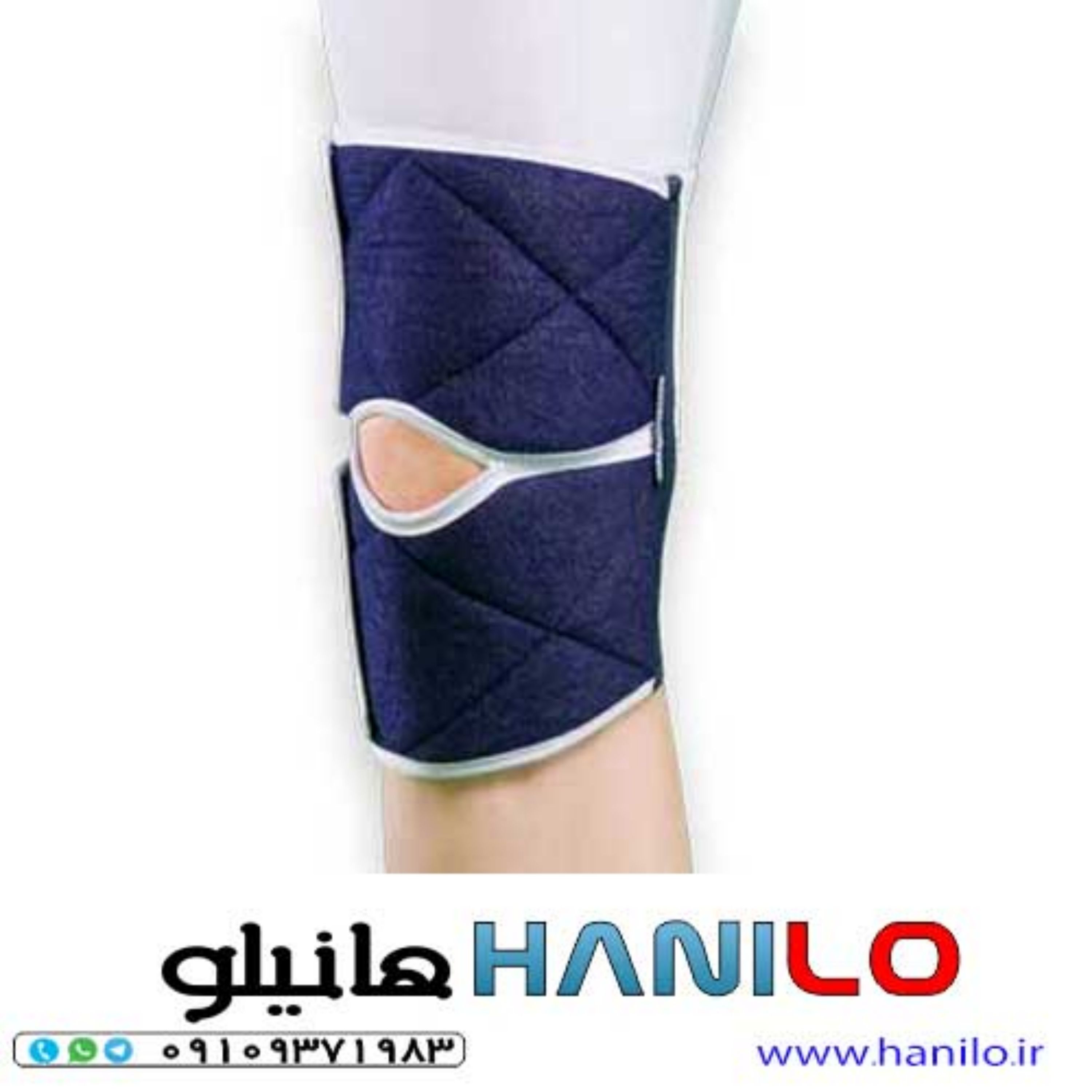 زانوبند قابل تنظیم الاستیک تن یار- سایز FREE