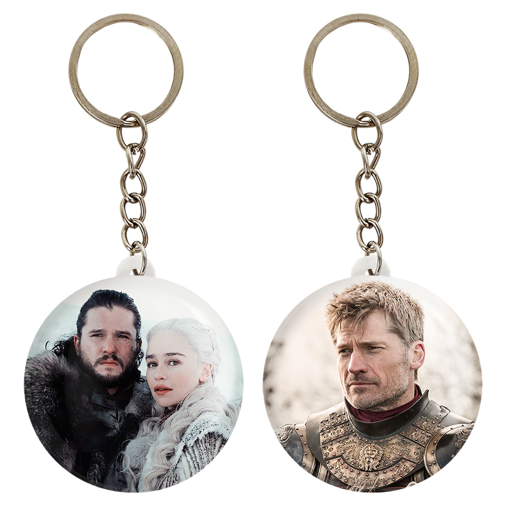 جاکلیدی خندالو مدل جان اسنو و جیمی لنیستر گیم آف ترونز کد 26662667 مجموعه 2 عددی