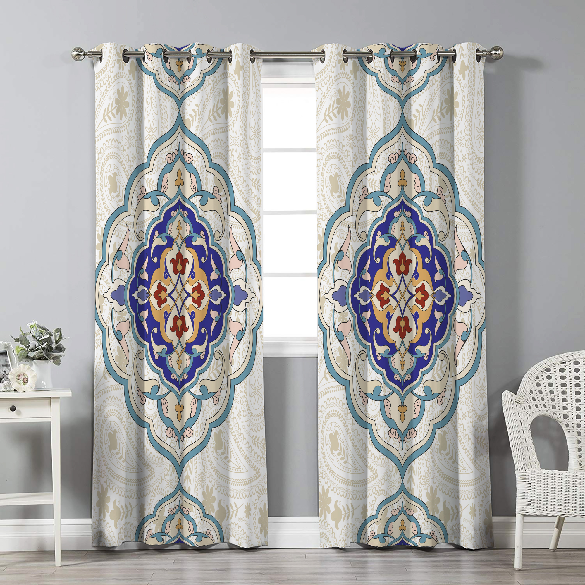 پرده نیروانا مدل pl2709 سایز 280 × 140 سانتی متر