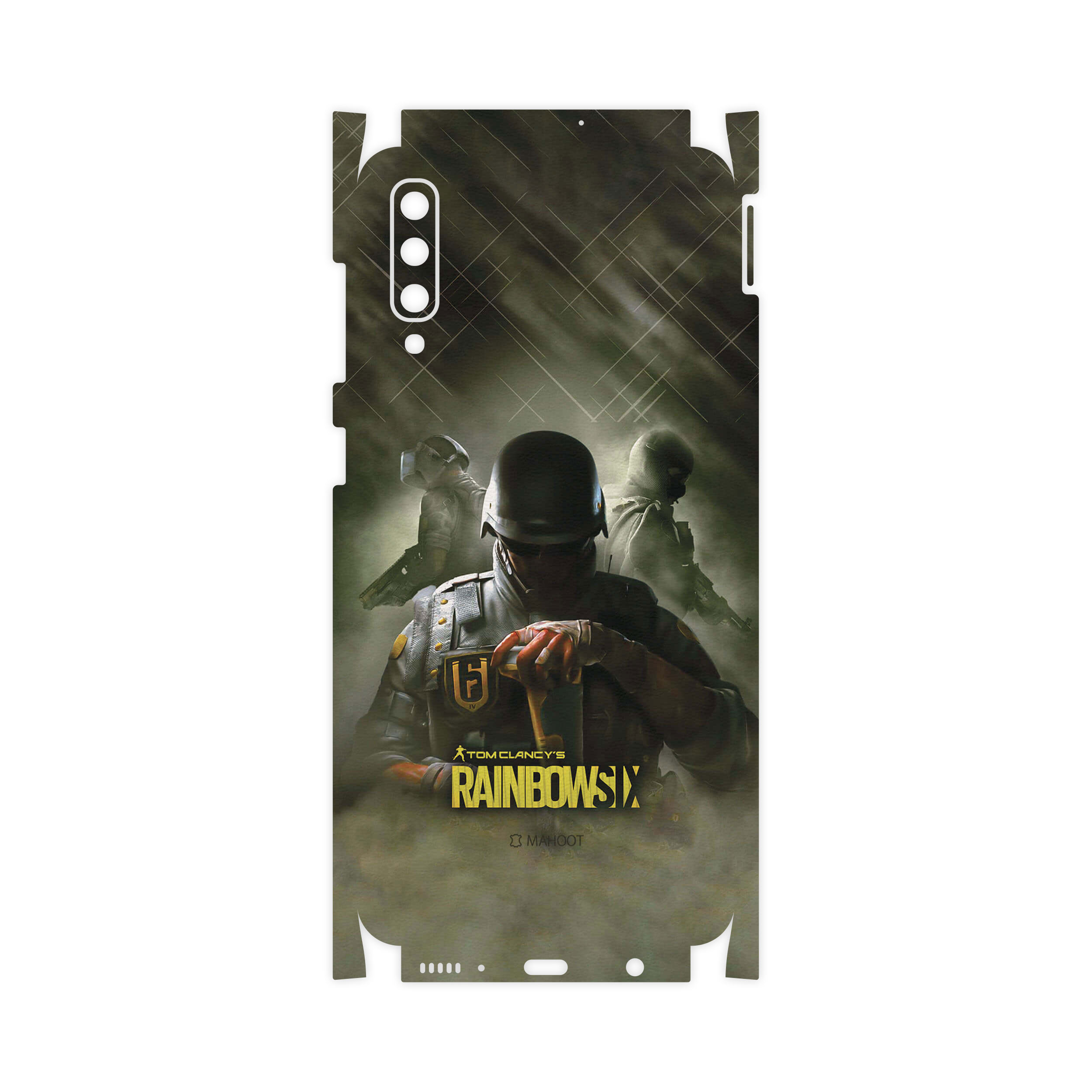 برچسب پوششی ماهوت مدل Rainbow-Six-Game-FullSkin مناسب برای گوشی موبایل سامسونگ Galaxy A50