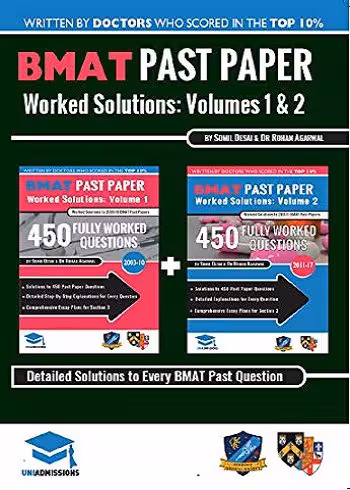BMAT past paper worked Solutions Volume 1 & 2