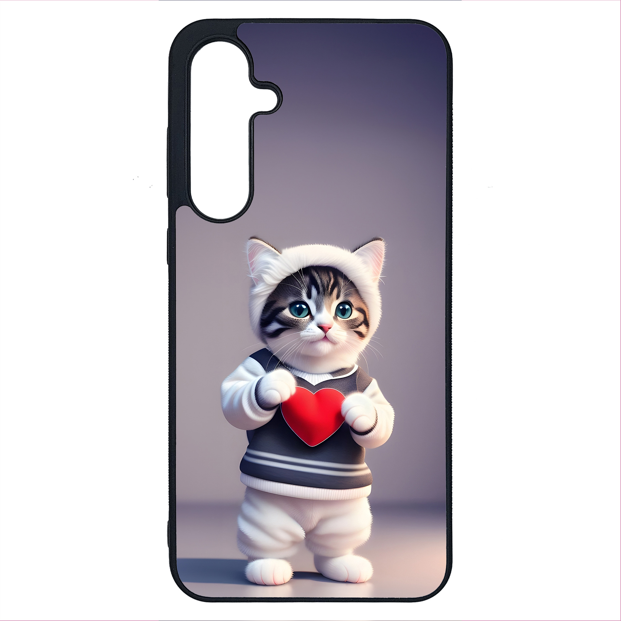 کاور طرح بچه گربه کد G-153 مناسب برای گوشی موبایل سامسونگ Galaxy A55 | دیجی قاب دونی