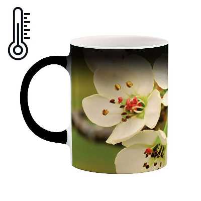 ماگ حرارتی طرح شکوفه گل مدل mgh04019