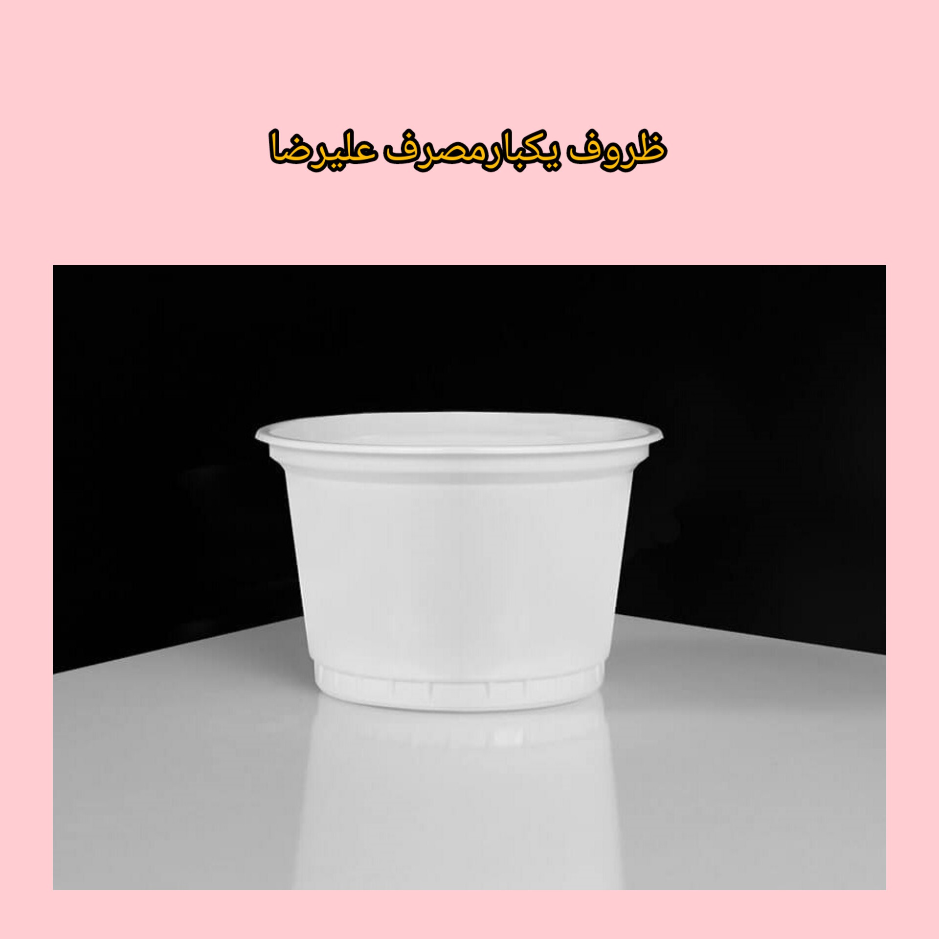 سطلی یک کیلویی یکبارمصرف  بسته 250عددی بادرب احدی