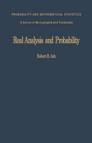خرید و دانلود نسخه کامل کتاب Real Analysis and Probability