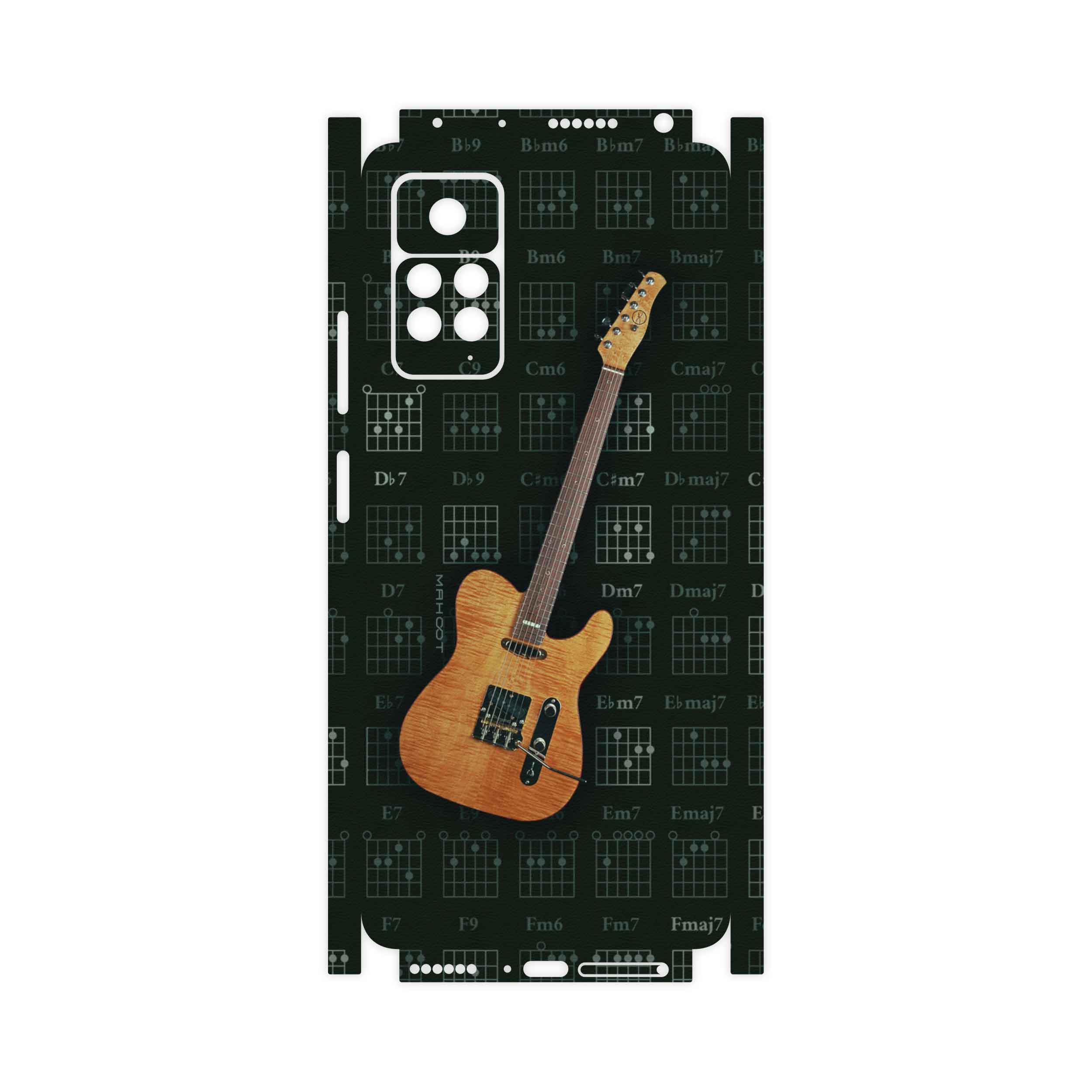 برچسب پوششی ماهوت مدل Guitar-Instrument-FullSkin مناسب برای گوشی موبایل شیائومی Redmi Note 11 Pro
