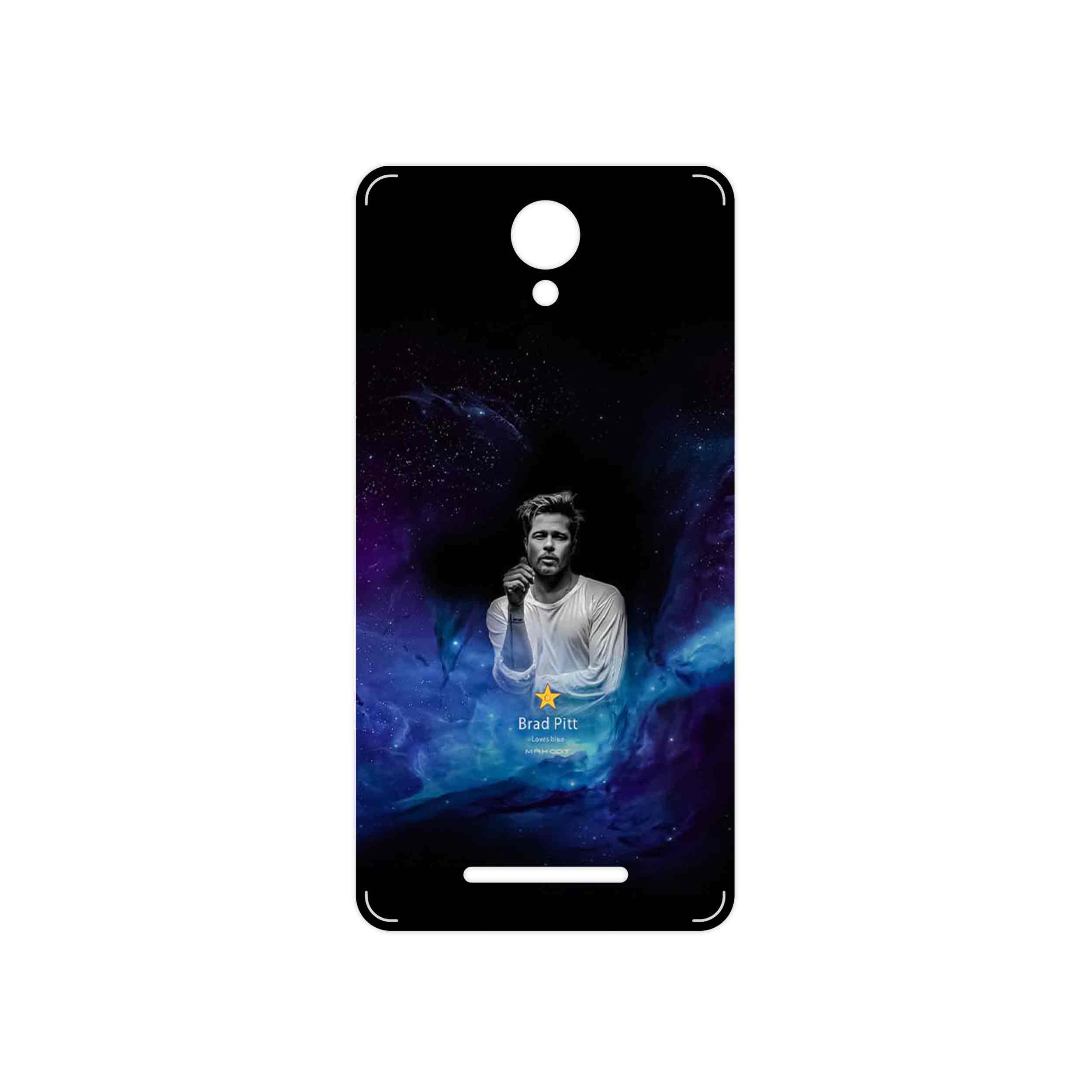 برچسب پوششی ماهوت مدل Brad Pitt مناسب برای گوشی موبایل شیائومی Redmi Note 2