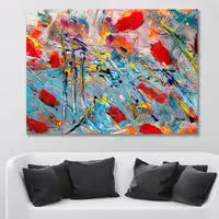 تابلو شاسی گالری استاربوی طرح گل مدل Amazing 442 | دنیای قاب