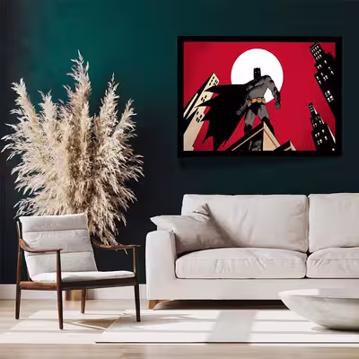 تابلو مدل batman gotham کد F-10050