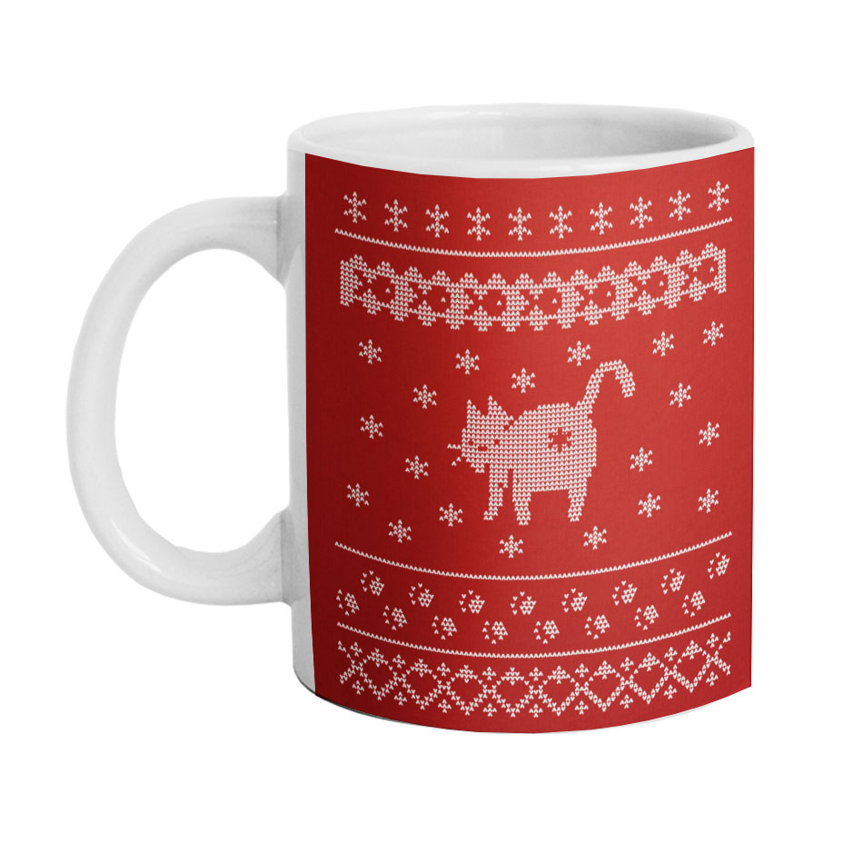 ماگ دارلی طرح گربه فانتزی مدل DarlyM997