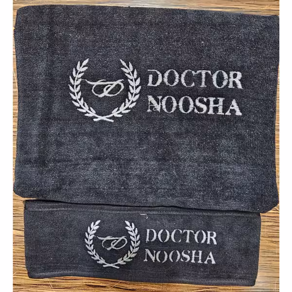 ست حوله و هدبند دکتر نوشا dr.noosha