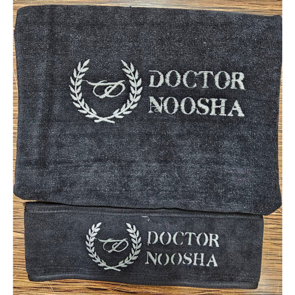 ست حوله و هدبند دکتر نوشا drnoosha