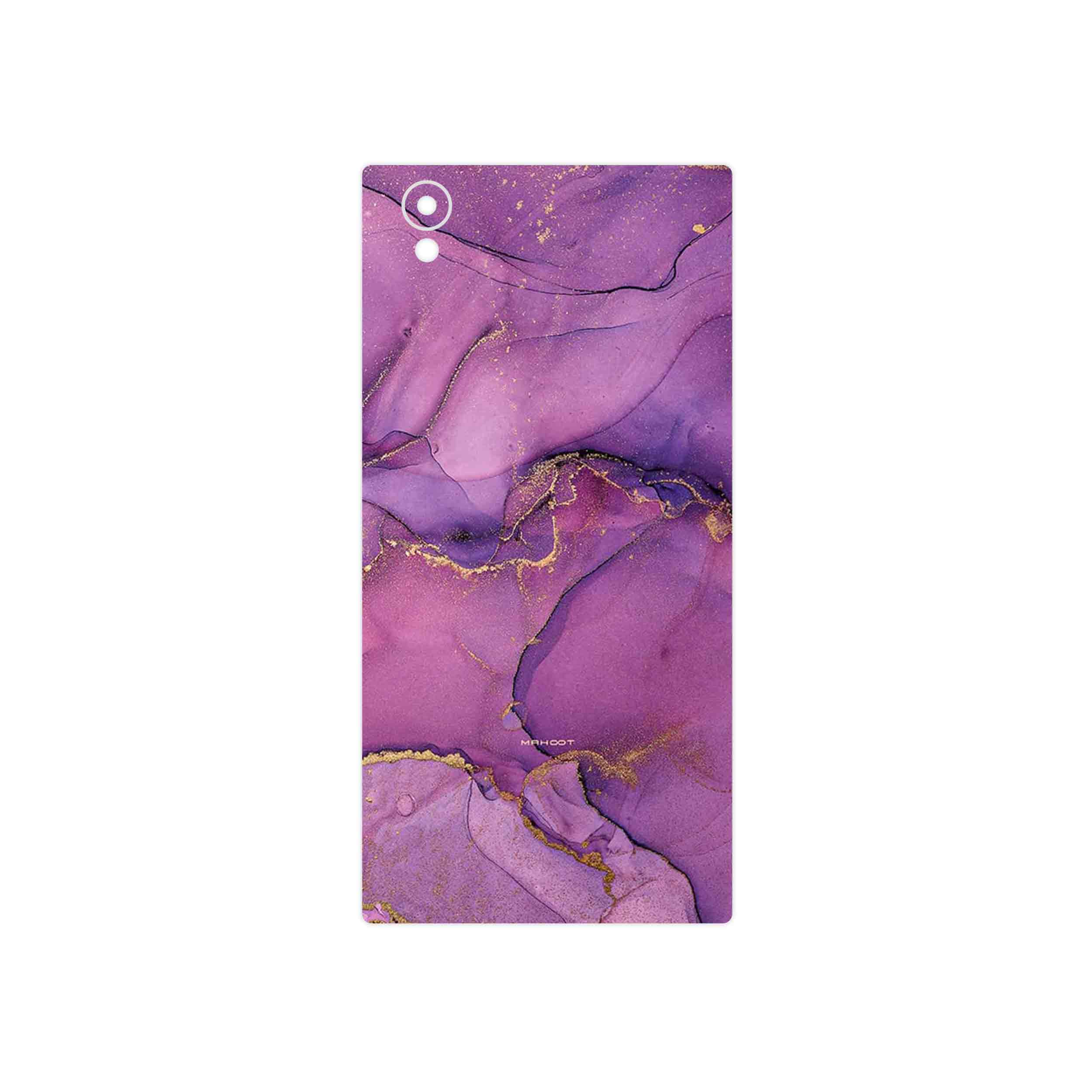 برچسب پوششی ماهوت مدل Purple Marble مناسب برای گوشی موبایل سونی Xperia L1