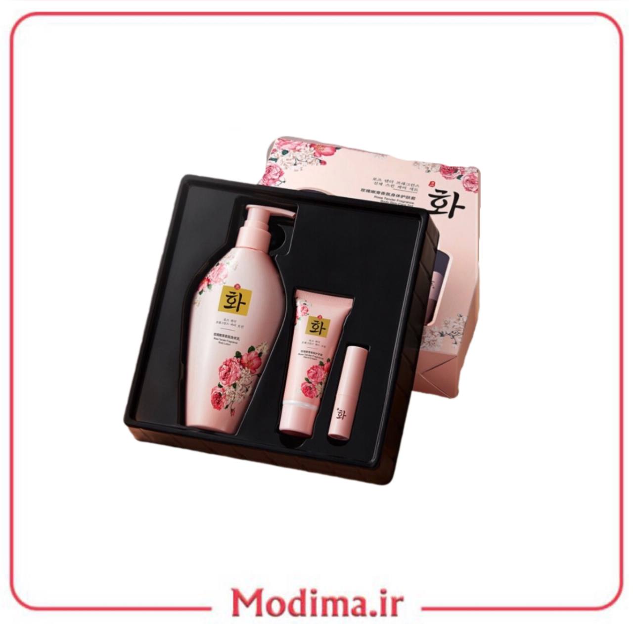 پک کادویی لوسیون و بالم لب رز🌸