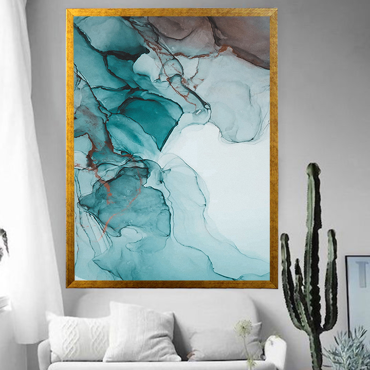 تابلو دکوراتیو مدل انتزاعی کهکشانی TC33T