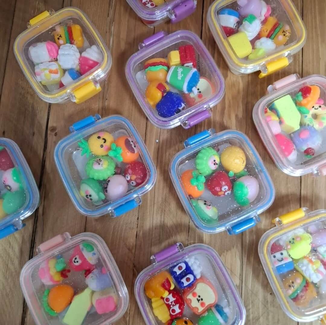 پاک کن ظرف دار طرح خوراکی و فست فود