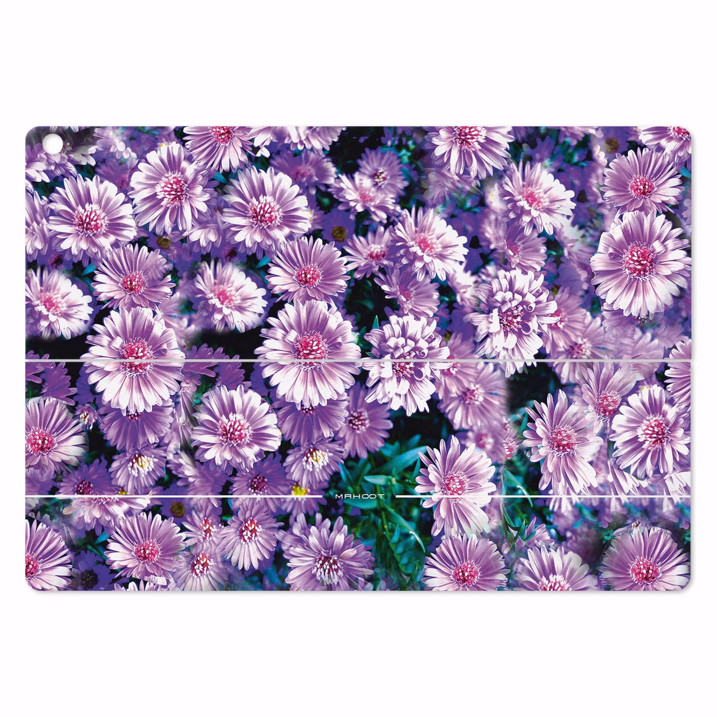 برچسب پوششی ماهوت مدل Purple-Flower مناسب برای تبلت ایسوس Transformer 3 Pro 2016
