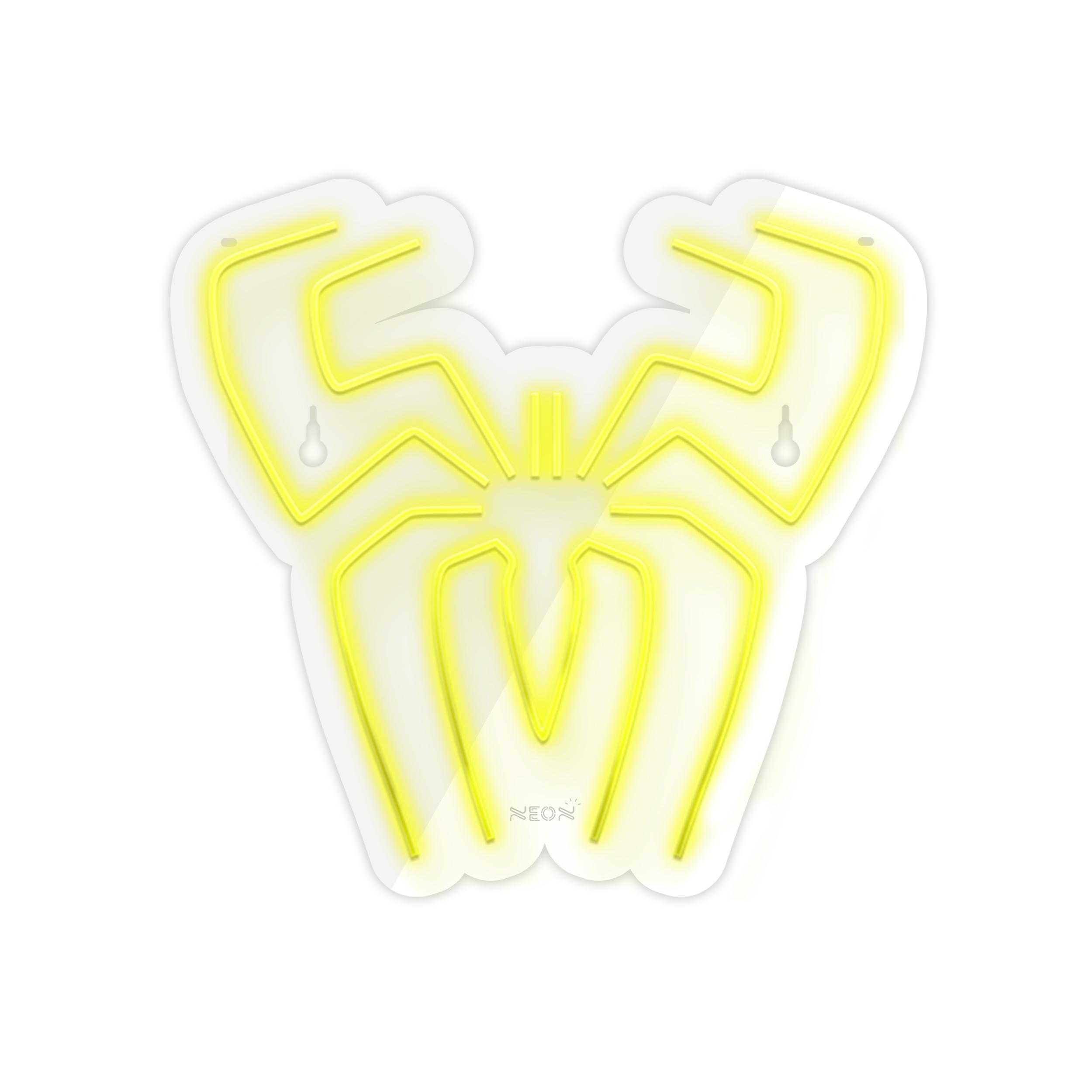چراغ دیواری نئون دیزاین طرح Spider-GL_YL