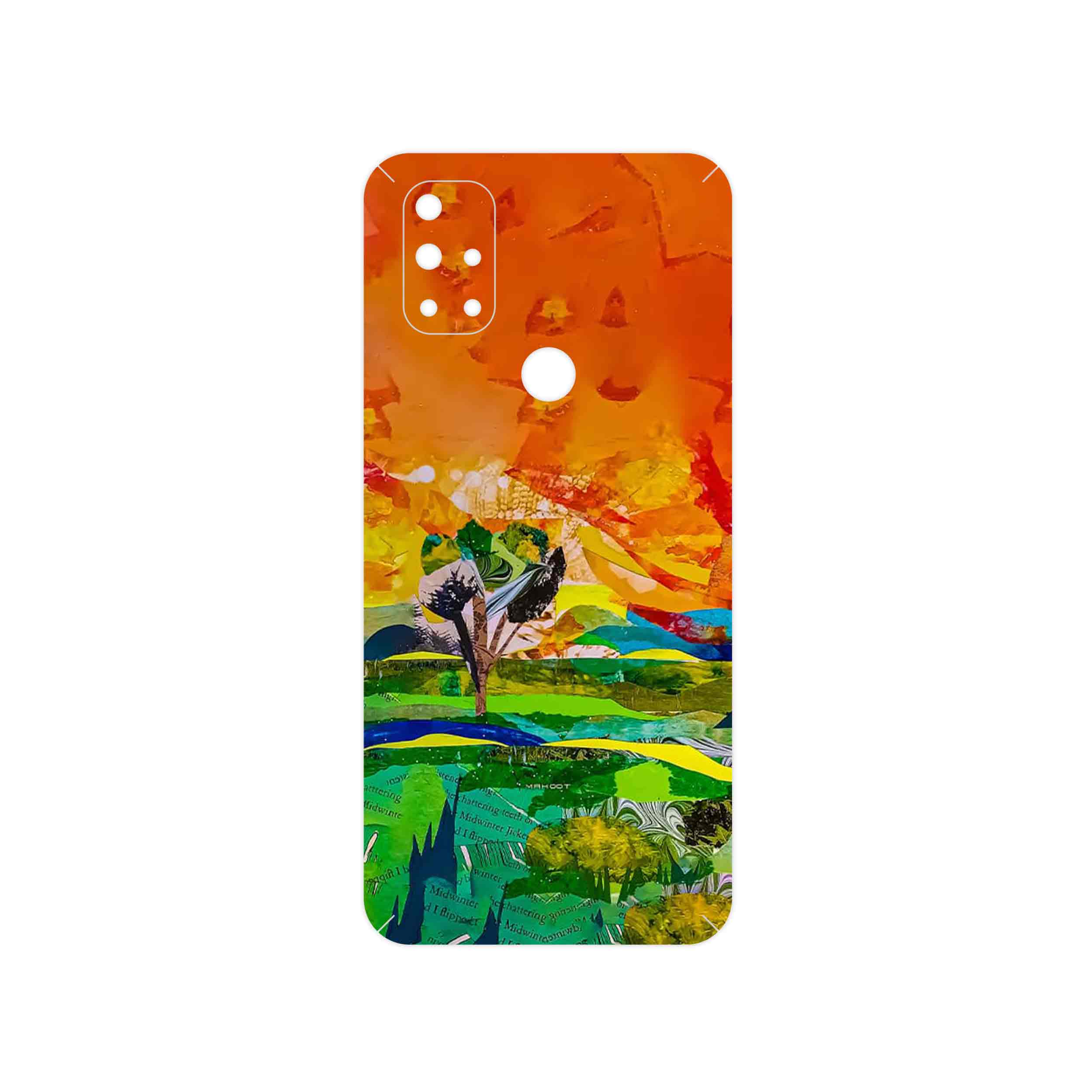 برچسب پوششی ماهوت مدل Collage of Painting مناسب برای گوشی موبایل وان پلاس Nord N10 5G