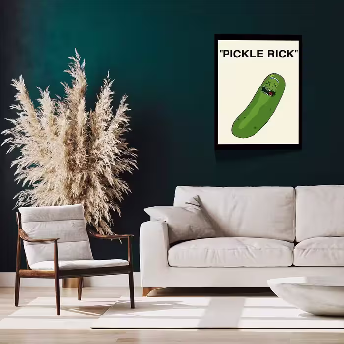 تابلو مدل Rick &amp; Morty کد F-1063