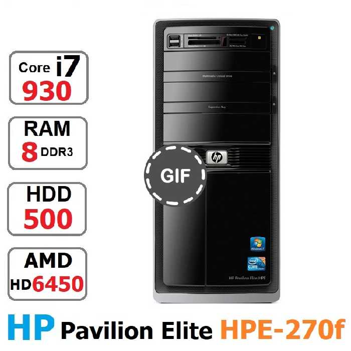 کامپیوتر hp pavilion elite hpe-270f i7 930