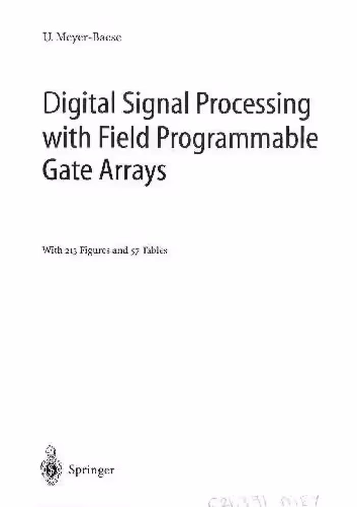 خرید و دانلود نسخه کامل کتاب Electronics Digital Cpld And Fpga. Digital Signal Processing With Fpga