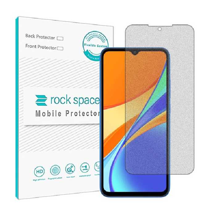 گلس شیائومی Redmi 9C مدل نانو هیدروژل گیمینگ برند راک اسپیس کد 8715S