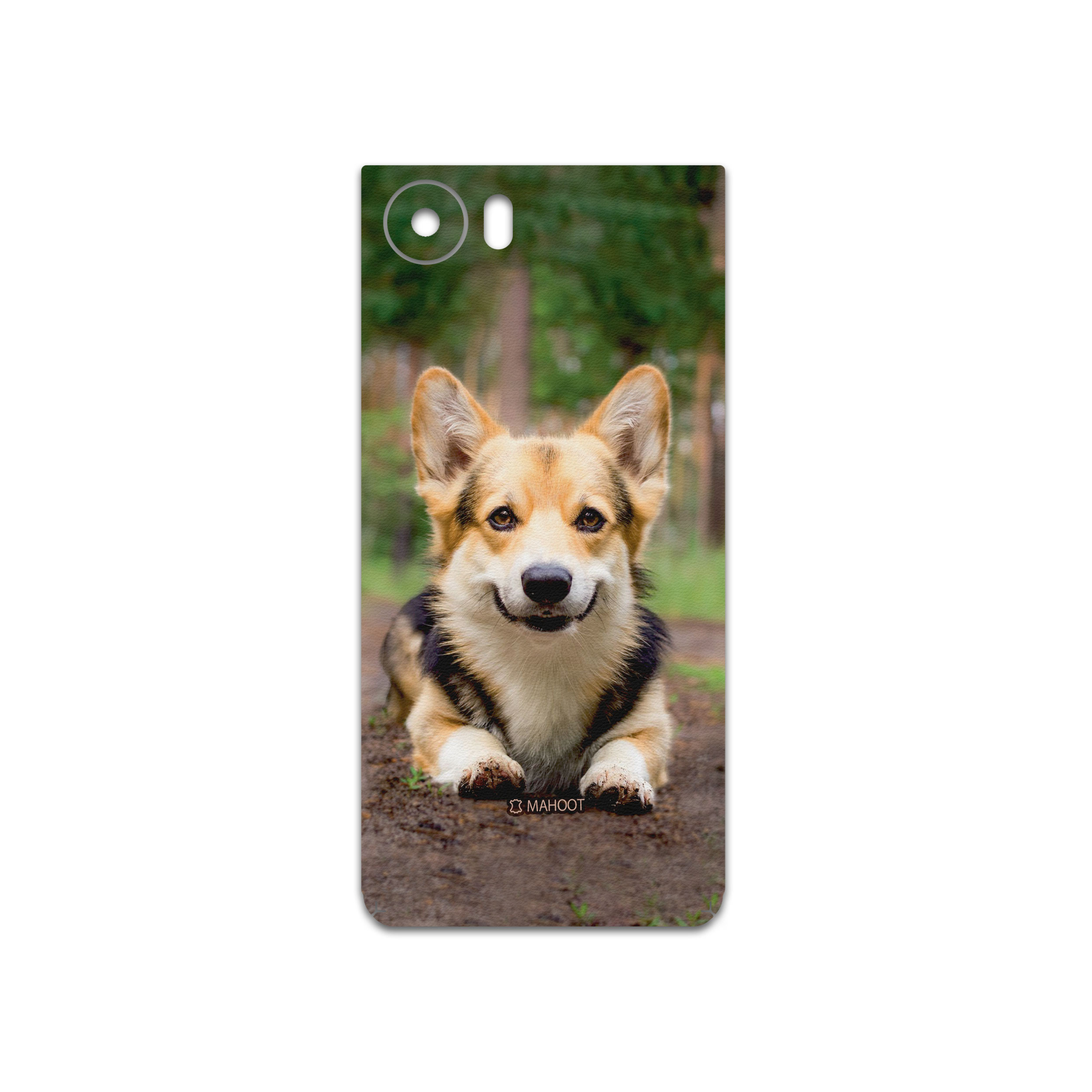 برچسب پوششی ماهوت مدل Dog-2 مناسب برای گوشی موبایل بلک بری Keyone-DTEK70