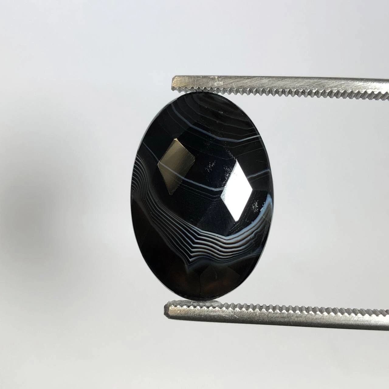 نگین عقیق سلیمانی سیاه 250379