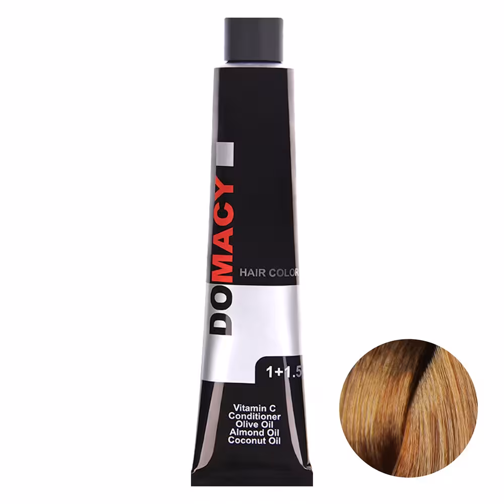 رنگ مو دوماسی سری کافی شاپ مدل تافی شماره 7.47 حجم 120 میلی لیتر رنگ کاپوچینو