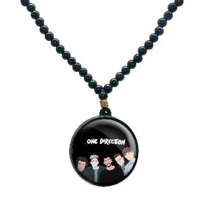 گردنبند پرمانه طرح One Direction کد pmd.13634 مدل دو طرفه