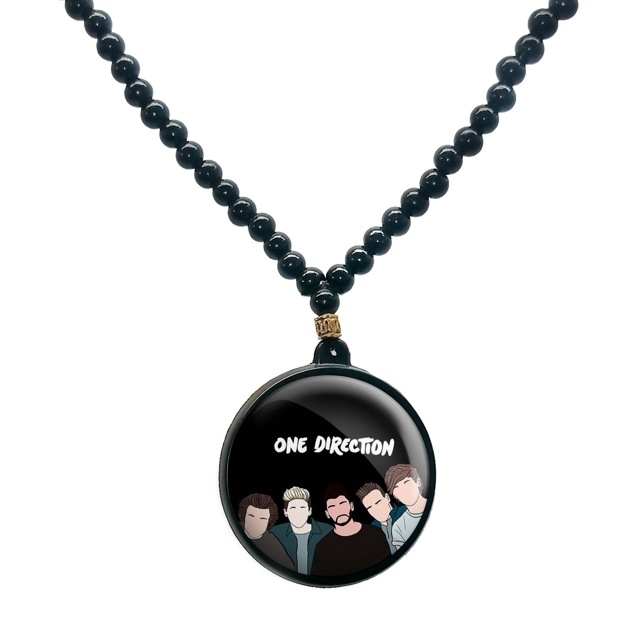 گردنبند پرمانه طرح One Direction کد pmd.13634 مدل دو طرفه