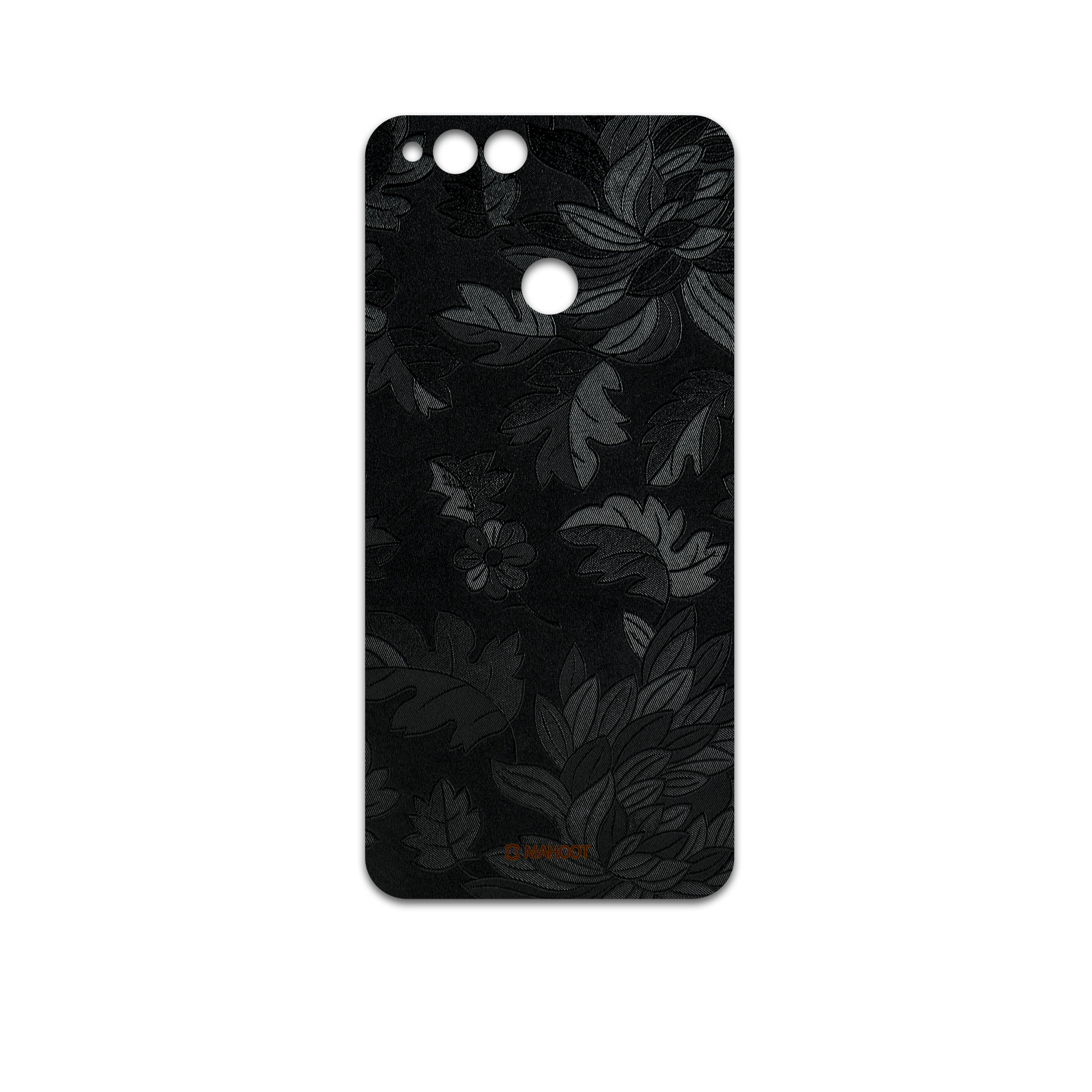برچسب پوششی ماهوت مدل Black-Wildflower مناسب برای گوشی موبایل آنر 7X