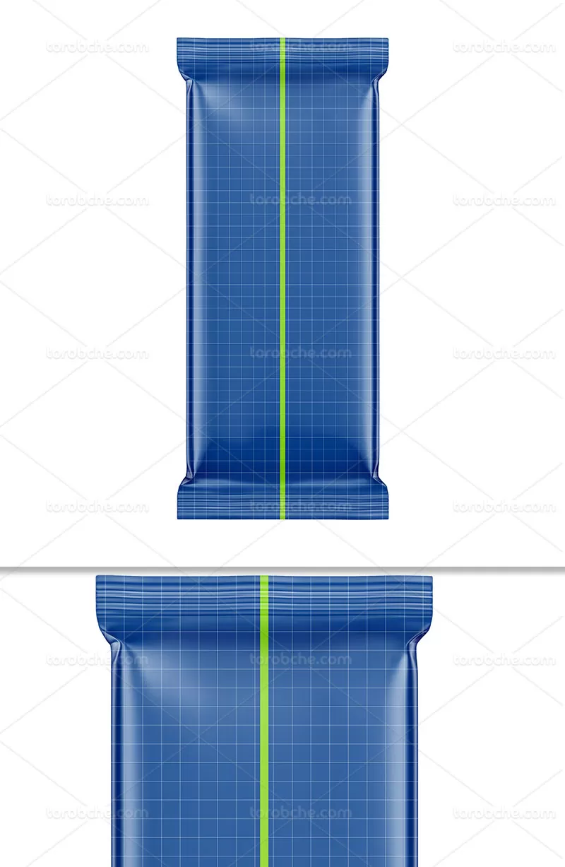 موکاپ بسته بندی شکلات PSD | گرافیک با طعم تربچه