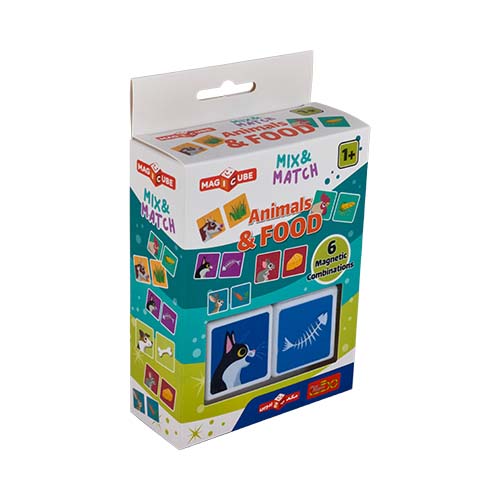 مکعب مگنت دو تایی حیوان و غذا