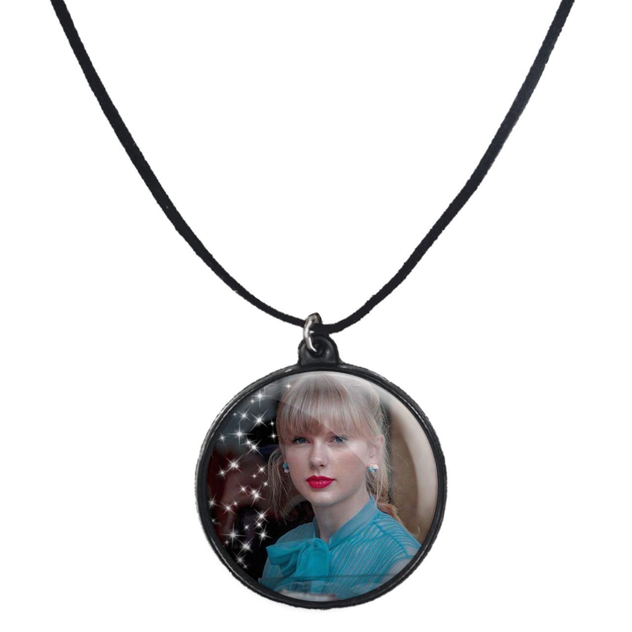 گردنبند پرمانه طرح تیلور سویفت کد pmb.2832 مدل دو طرفه