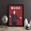 تابلو مدل مینیمال Elon Musk ایلان ماسک کد Q2626